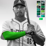 Baseball | Compression Arm Sleeve - Green