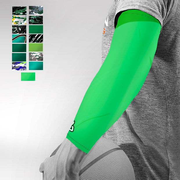 Basketball | Compression Arm Sleeve - Green