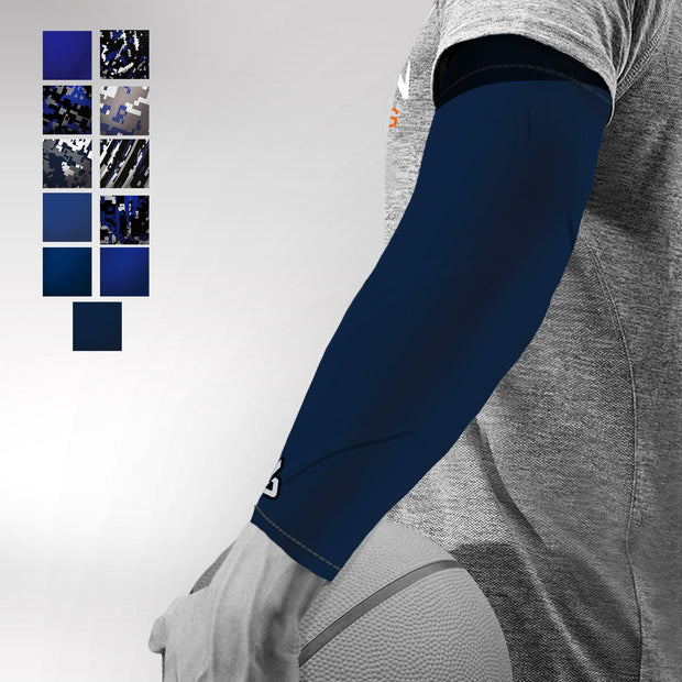 Basketball | Compression Arm Sleeve - Navy Blue