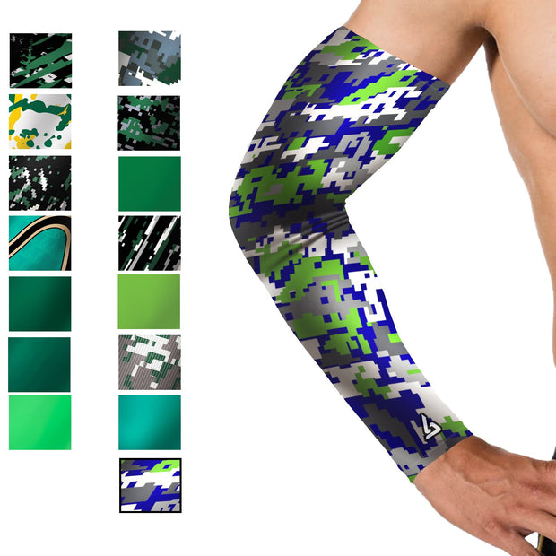 Basketball | Compression Arm Sleeve - Green
