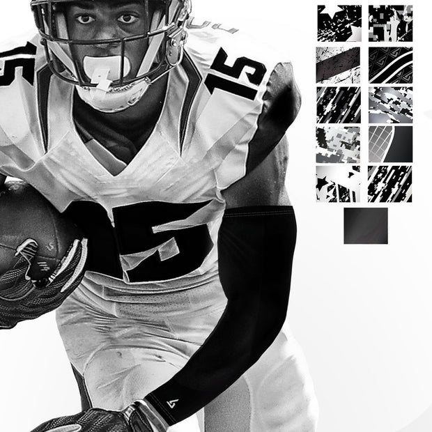 Football | Compression Arm Sleeve - Black