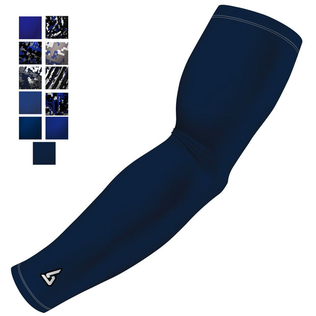 navy blue arm sleeve