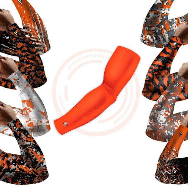 Baseball | Compression Arm Sleeve - Orange