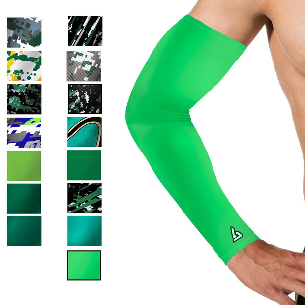 Football | Compression Arm Sleeve - Green