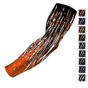 orange arm sleeve for baseball