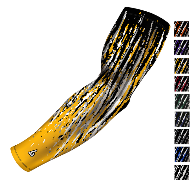 yellow arm sleeve for softball