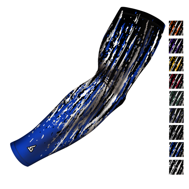 blue arm sleeve for golf