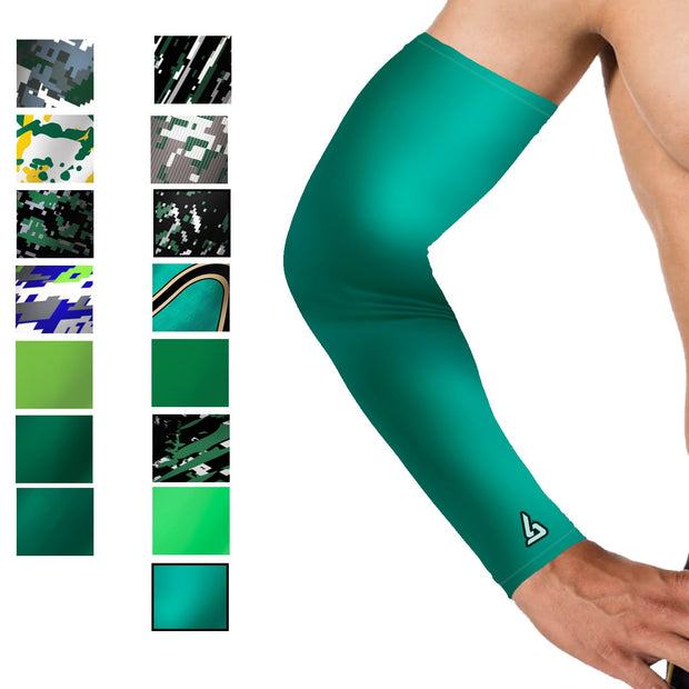 Football | Compression Arm Sleeve - Green